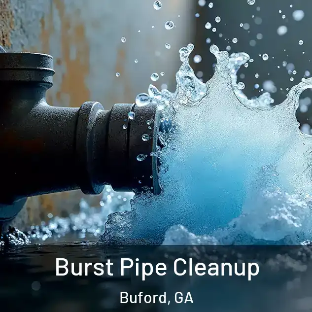  Burst Pipe Cleanup Buford, GA