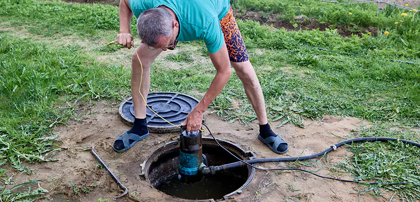 Outdoor Sewage Cleanup in Buford