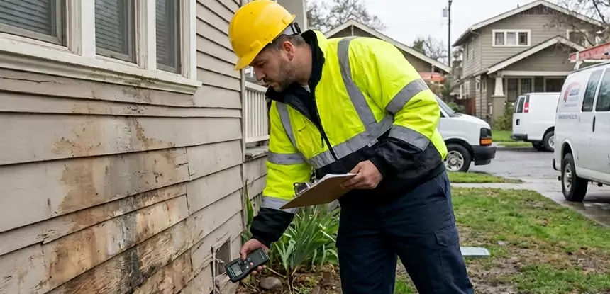 Water Damage Exterior Wall Buford