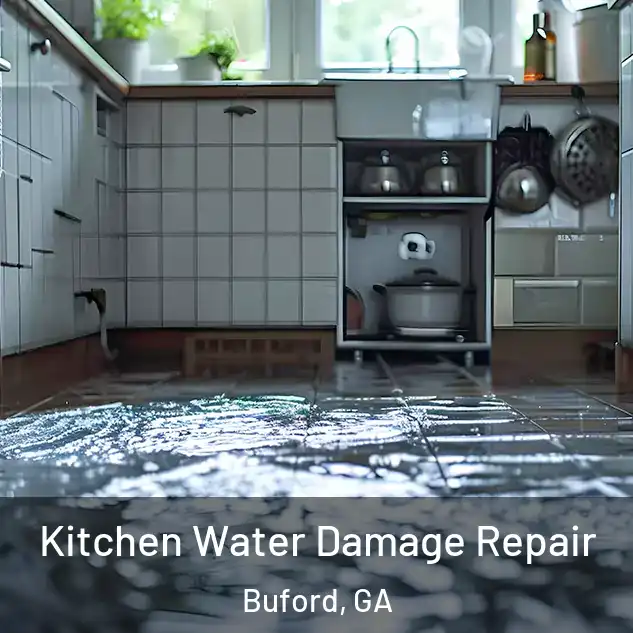  Kitchen Water Damage Repair Buford, GA