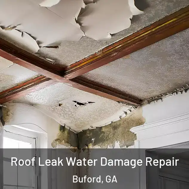  Roof Leak Water Damage Repair Buford, GA