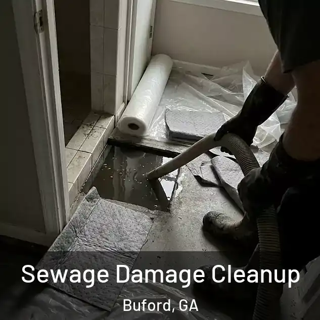  Sewage Damage Cleanup Buford, GA